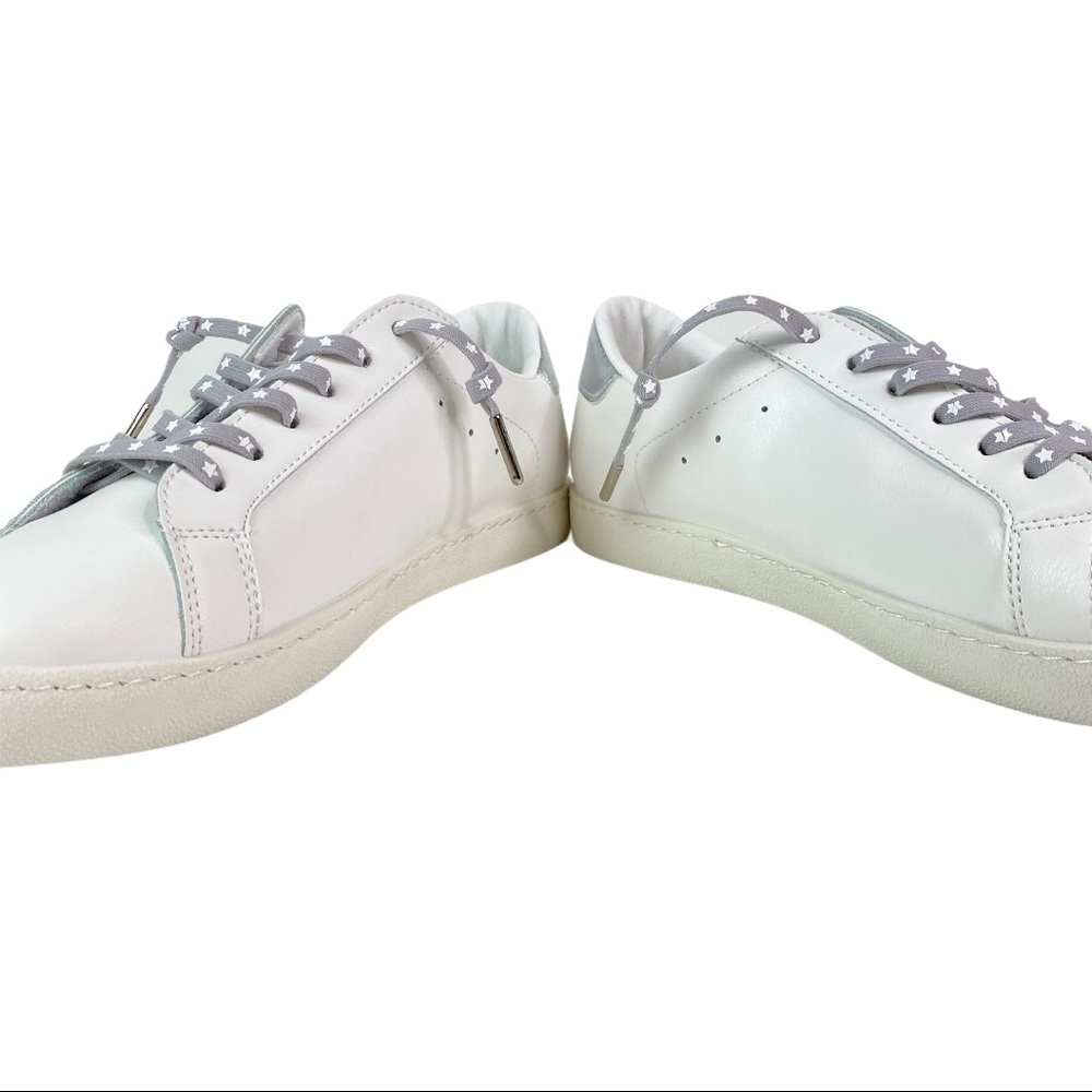 NEW Vintage Havana Bianca Sneakers White Silver - Picture 11 of 14